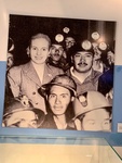 Photo of Evita Perón with a Delegation of Miners at the Presidential Residence. Evita House, Buenos Aires by Wendy Howard