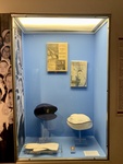 Artifacts Associated with Evita Perón: Uniform Worn by Nursing School Graduates and Publication "Foundation Evita Perón: School of Nursing." Evita House, Buenos Aires by Wendy Howard