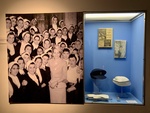 Photo and Artifacts Associated with Evita Perón: Uniform Worn by Nursing School Graduates and Publication "Foundation Evita Perón: School of Nursing." Evita House, Buenos Aires by Wendy Howard