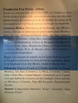 Text on Wall: Eva Perón Foundation - Works. Evita House, Buenos Aires 6 by Wendy Howard