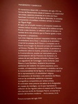 Displayed Text Describing the Characteristics of Mannerism and Baroque Art. Museo Nacional de Bellas Artes, Buenos Aires by Wendy Howard