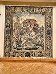 The Captain on a Horse, from Workshops of François de La Planche y Marc de Comans, 1617. Tapestry. Museo Nacional de Bellas Artes, Buenos Aires by Wendy Howard