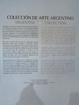 Signage Describing Museum's Argentine Art Collection. Museo Benito Quinquela Martín, Caminito Neighborhood, Buenos Aires by Wendy Howard