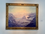 Painting Titled Mount Fitz Roy, by Eduardo Taladrid, n.d.; Oil on canvas. Museo Benito Quinquela Martín, Caminito Neighborhood, Buenos Aires by Wendy Howard