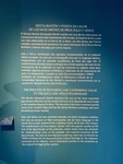 Singage Describing the Process of Restoring and Conferring Value to the Eolo and Venus Figureheads. Museo Benito Quinquela Martín, Caminito Neighborhood, Buenos Aires by Wendy Howard