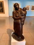 Sculpture of Mother and Child. Museo Benito Quinquela Martín, Caminito Neighborhood, Buenos Aires by Wendy Howard