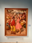 Painting Titled The Zamba, Luis Varela Lezana, 1944; Oil on Wood. Museo Benito Quinquela Martín, Caminito Neighborhood, Buenos Aires by Wendy Howard
