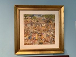 Painting Titled Paraguayan Scene or Guaraní Stamp, by Juan Manuel Suero, 1946; Tempering. Museo Benito Quinquela Martín, Caminito Neighborhood, Buenos Aires by Wendy Howard