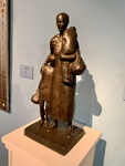 Sculpture Titled Eviction, by Santiago Parodi; Bronze. Museo Benito Quinquela Martín, Caminito Neighborhood, Buenos Aires 3 by Wendy Howard