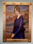 Painting Titled Woman I, by José Arato; Oil on Canvas. Museo Benito Quinquela Martín, Caminito Neighborhood, Buenos Aires by Wendy Howard