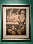 Painting Titled Songbook, by Benito Quinquela Martín, 1940. Etching. Museo Benito Quinquela Martín, Caminito Neighborhood, Buenos Aires by Wendy Howard
