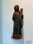 Sculpture Titled Virgin With Child Brought from Austria by Unknown Artist. Wood. Museo Benito Quinquela Martín, Caminito Neighborhood, Buenos Aires by Wendy Howard