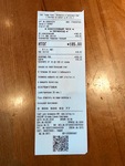 Receipt from Coffee House