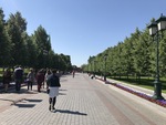 Walking around the Outside of the Kremlin