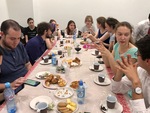 UCF Faculty Enjoying Traditional Russian Treats