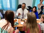 UCF Faculty Speaking with Russian Students