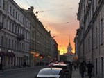 Sunset in St. Petersburg