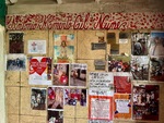 Visitors leave messages and photos at Santuario del Gauchito Gil in Parque Los Andes, Argentina by Wendy Howard