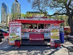 Food stand at Puerto Madero by Laguna de los Coipos during lunch time in Buenos Aires, Argentina by Wendy Howard