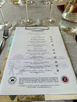 Menu at Los Bocheeros in Lamadrid Estate Wines in Mendoza Argentina showcases local cuisine and wine options by Wendy Howard