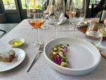 Tasting menu experience at Lamadrid Estate Wines in Mendoza, Argentina featuring local dishes and wine by Wendy Howard
