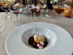 Dessert served at Lamadrid Estate Wines in Mendoza, Argentina during a wine tasting experience in the afternoon by Wendy Howard