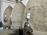Wine fermentation tanks at Lamadrid Estate Wines in Mendoza, Argentina showcase winemaking process and artistry involved by Wendy Howard