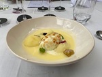 Dining experience at Restaurant Casa Vigil El Enemigo in Mendoza, Argentina featuring a dessert dish by Wendy Howard
