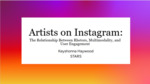 Artists on Instagram: the Relationship Between Rhetors, Multimodality, and User Engagement