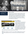 The Subject Librarian Newsletter, Psychology, Fall 2015 by Carrie Moran