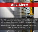 ARC Alert - Closure - Instagram/Facebook - December 2020 by Megan M. Haught