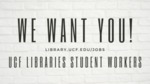 We Want You! - Libraries Job Ad - Twitter by Megan M. Haught