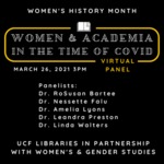 Women & Academia in the Time of COVID - March 2021 - Instagram by Megan M. Haught