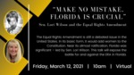 "Make No Mistake, Florida is Crucial" Talk - March 2021 - Twitter by Megan M. Haught