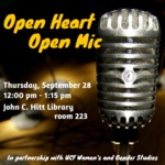 Open Heart Open Mic September 2017- John C. Hitt Library - Instagram by Megan M. Haught