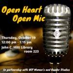 Open Heart Open Mic October 2017- John C. Hitt Library - Instagram by Megan M. Haught