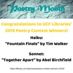Poetry Contest Winners - April 2019 - Instagram image 1 by Megan M. Haught