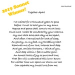 Poetry Contest Winners - April 2019 - Instagram image 3 by Megan M. Haught