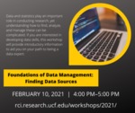 Foundations of Data Management: Finding Data Sources - February 2021 - Facebook by Megan M. Haught