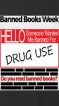 Banned Books Week - Drug use image 2 - Instagram Story by Megan M. Haught