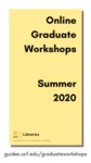 Online Graduate Workshops Summer 2020 - image 1 - Instagram Story by Megan M. Haught