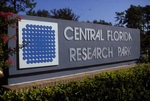 Research park sign