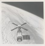 Overhead View of Skylab During Skylab 4 Final Fly-Around