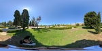 Visitors enjoy time in the gardens of Lisbon, Portugal on a sunny day by Wendy Howard