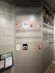Exploring the exhibit on intellectuals and freedom at Museu do Aljube in Lisbon, Portugal by Wendy Howard