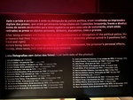 Details of political prisoners displayed at Museu do Aljube Resist√™ncia e Liberdade in Lisboa by Wendy Howard