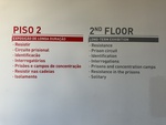 Second floor exhibition displays themes of resistance and imprisonment at Museu do Aljube in Lisbon by Wendy Howard