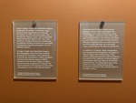 Sign about the organization of Black students in Portugal at Museu do Lisboa showcasing historical activism by Wendy Howard
