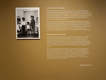 Visitors learn about the history of the community at the Lisbon exhibition center by Wendy Howard