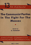 The Communist parties in the fight for the masses